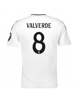 Real Madrid Federico Valverde #8 Domaci Dres 2024-25 Kratak Rukavima